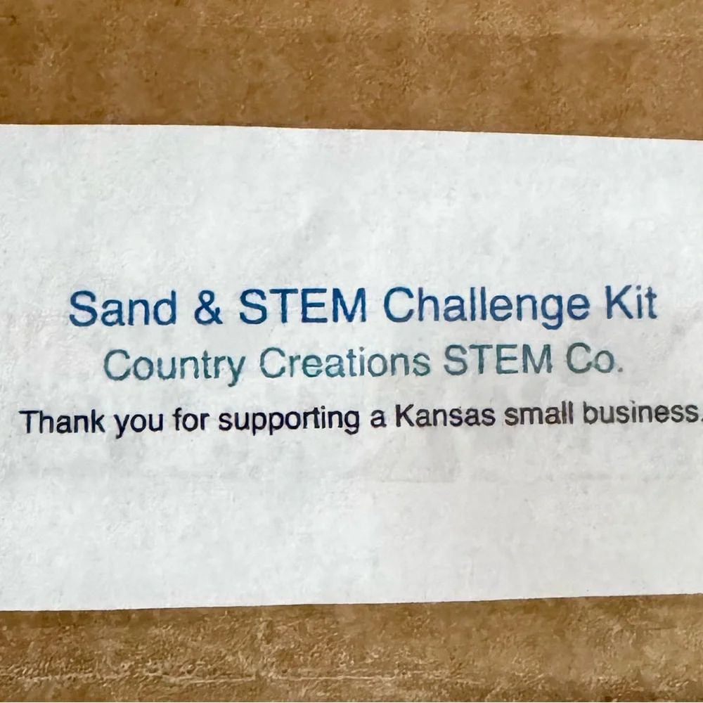 Sand & STEM Challenge Kit Kids‎ Science Engineering Activity Ages 3–10